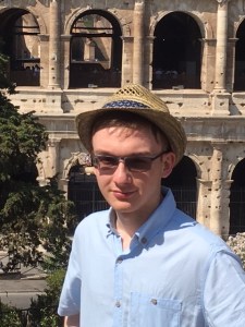 A picture of Tom taken in Rome.  Supplied by Tom Squire